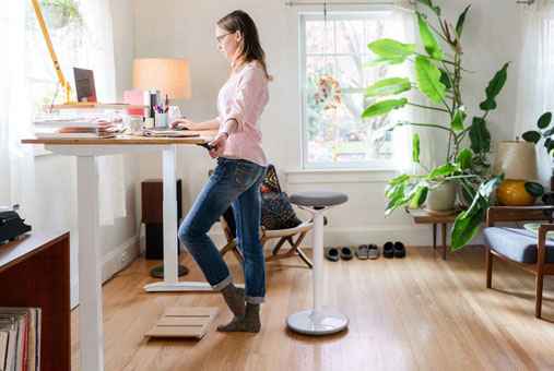 An image of a sit stand desk