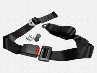 Two-point lap belt