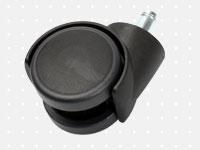 Friction brake castors